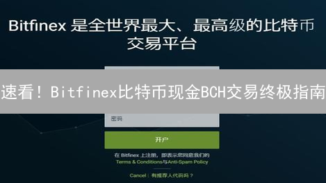 速看！Bitfinex比特币现金BCH交易终极指南：充值、交易、安全攻略！